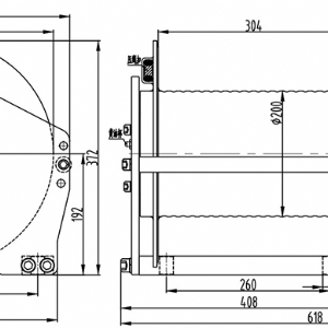 ST-20系列液壓絞車(chē)（內(nèi)置馬達(dá)）